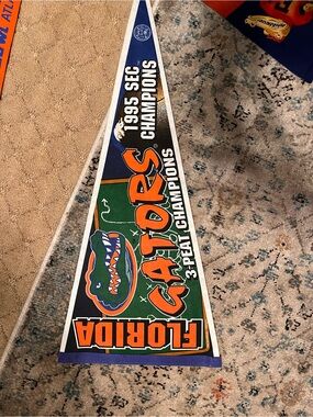 VINTAGE FL Gators 1995 SEC champions pennant